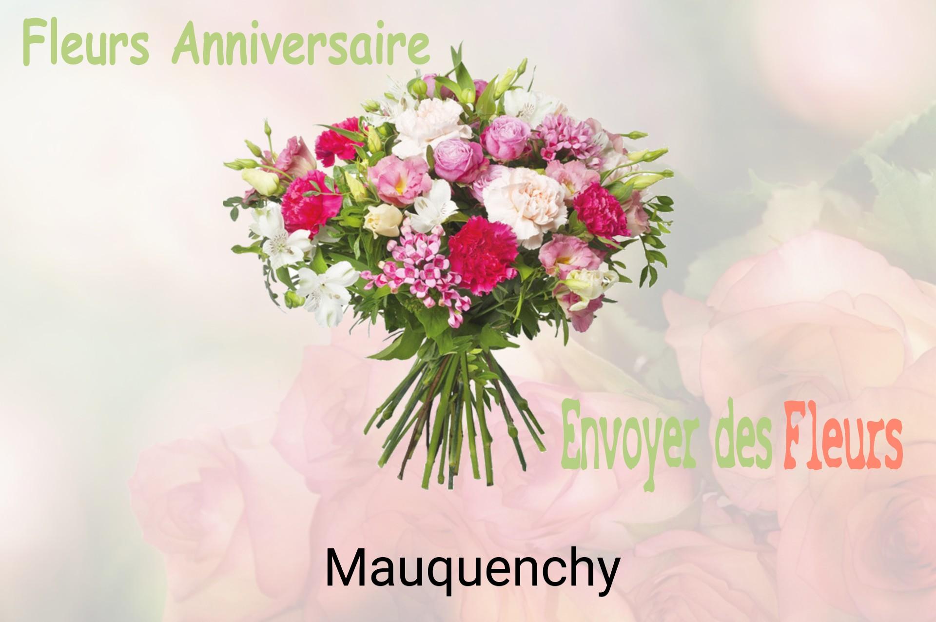 Bouquet de fleurs d’anniversaire livré à Mauquenchy
